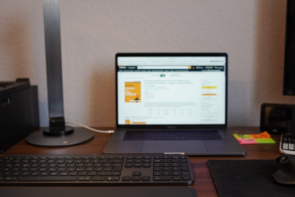 Arbeitsplatz für Fernstudium